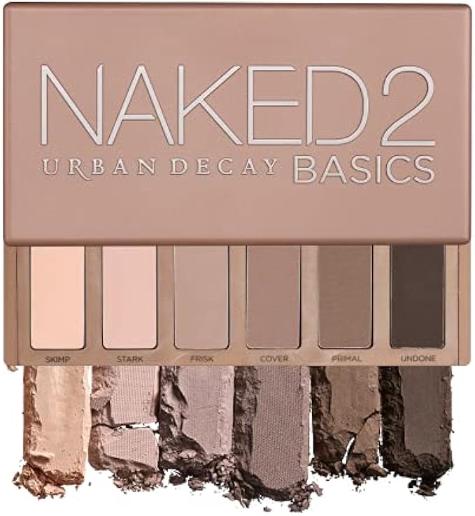 Urban Decay Naked Mini Eyeshadow Palette - Richly Pigmented & Ultra Blendable Mattes and High-Shine Shimmers - Up to 12 Hour Wear - Perfect for Travel