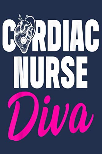 Cardiac Nurse Diva Cardiology CNS Nursing RN Notebook 6" x 9"