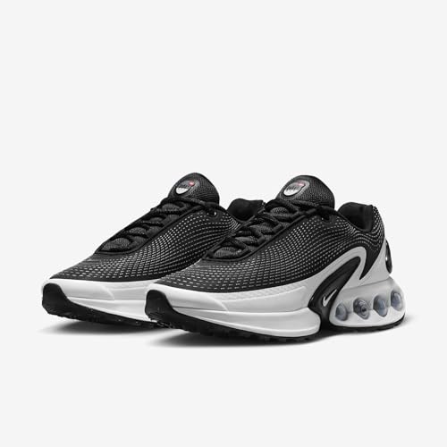 Image of Women's Air Max DN Running Shoes in Black & White by Nike
