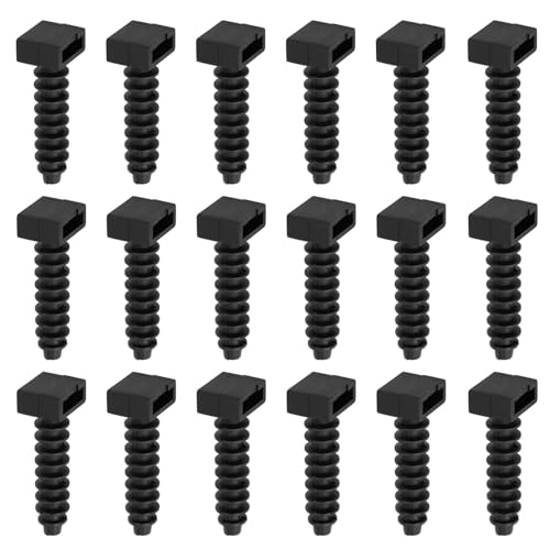 OTOTEC 50 Pezzi Di Tasselli Fissaggio Muratura Con Fascetta Cavi Supporti A Vite Base In Nylon Infilare Nel Muro Fascette Cavi Fino A 9 Mm Scopi Commerciali Fai Da Gestione Dei Cavi