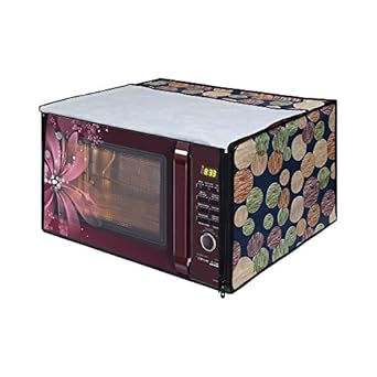 Lithara Printed Waterproof Microwave Oven Cover for LG 28 Litre Convection Microwave Oven MC2846BCT | Sams71 (Multicolor)