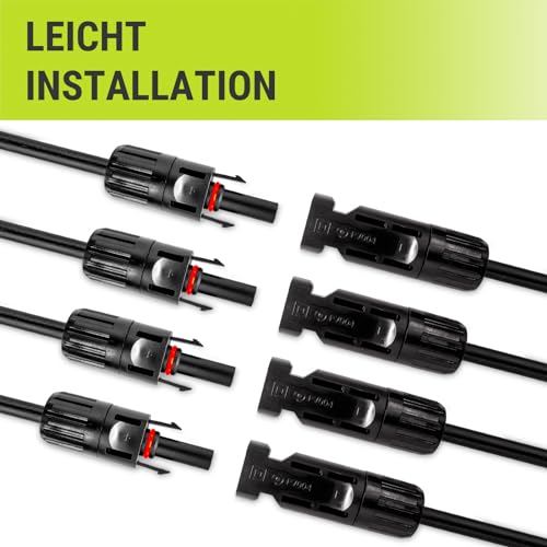 Cabo de conector paralelo Newpowa MC4 para painel solar