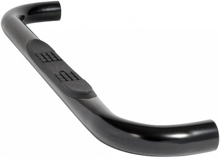 Dee-Zee Nerf Bars for Ram 1500 Pickup 1995-2001 | Quad Cab | 4DR | Polished | 3in. Round Steel | Ultra Black