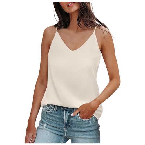 Camisole en satin pour les journées chaudes | Top d'été chic pour vos sorties
