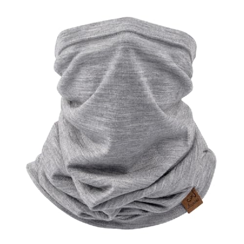 Image of ACUSHLA 100% Merino Wool Neck Gaiter Men Women Winter Ski Face Mask Scarf