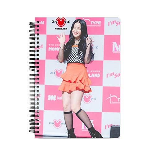 Adullam MOMOLAND Kpop Notebook A5 Size (5.8 x 8.3 inches) | Chiri Chiri | MOMOLAND Fun to the World Notebook | MOMOLAND Show Me