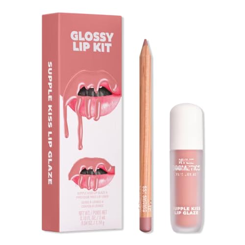 KYLIE Glossy Lip Kit contoured shades + glossy finish | Color Com...