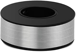 Zhichengbosi 18 Gauge(1mm) Aluminum Craft Wire, 75 Feet (23 m) Silver Crafting Wires, Bendable Craft Silver Wire for DIY Sculpture and Jewellery Making