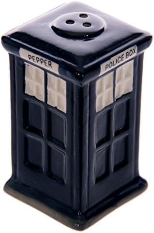 Puckator Police Box Ceramic Salt and Pepper Pot