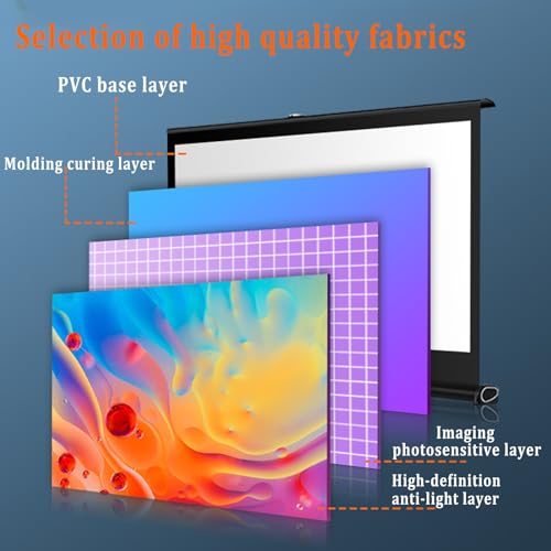 Pantalla Manual Proyector 16:9, 50 Pulgadas, Plegable miniatura 4