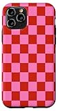 Cute Pink and Red Checkered Checkerboard Pattern