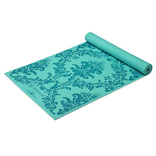 Gaiam  Esterilla de yoga, disponibles, Unisex, Neo-baroque Yoga Mat Blues