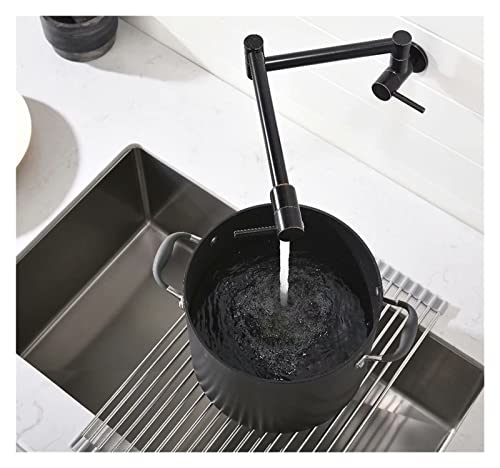Robinet de remplissage de casserole pliable en laiton avec bec pivotant