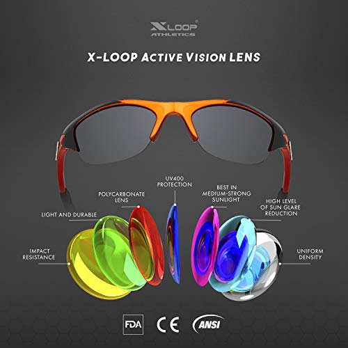 X Loop Kids Sunglasses - Age 2-6 Half Frame Kids Sun Glasses For Boys And Girls - Stylish Little Girl And Little Boy Sunglasses For Outdoor Activities With Uv400 Protection - Toddler Sports Sunglasses #TOP3
