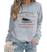 MNLYBABY Christmas Sweatshirt Women Christmas Tree Sweatshirt Funny Xmas Vacation Holiday Shirt - View #10