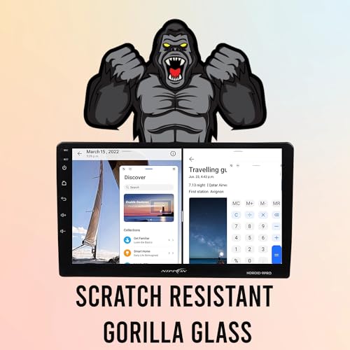 Image of Nippon NDROID 9PRO(T) with T-Link 2 /32 GB Wireless Apple Car Play and Android Auto with 9 Inch High Touch Panel Android 10.1, IPS Display, Bluetooth, WiFi, GPS, 40 Skin Included