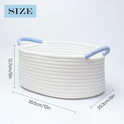 Panier de rangement en corde de coton de qualité supérieure - 4