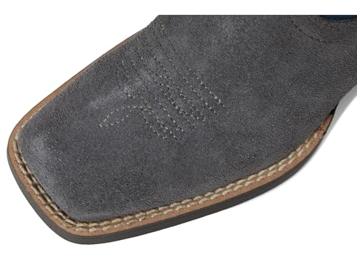 Ariat Youth Decatur Western Boot, Mineral Suede/Downpour, 3.54