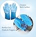 Dog Bathing Gloves - Long-Sleeved Silicone Gloves, High-Density Massage Column Design, Suitable for Bathing, Massaging and Combing Cats and Dogs at Home or in Pet Shops