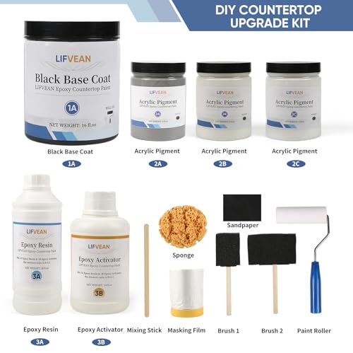Lifvean Epoxy Countertop Paint Refinishing Kit thumb #1