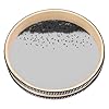 Ocean Drum, 10″ Sea Wave Drum for Meditation & Relaxation, Natural Color Rain Drumfor Stress Relief, Musical Sound Healing Instruments Ocean Sound Drum for Holistic Healing