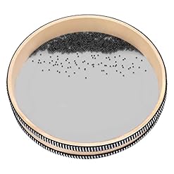 Ocean Drum, 10″ Sea Wave Drum for Meditation & Relaxation, Natural Color Rain Drumfor Stress Relief, Musical Sound Healing Instruments Ocean Sound Drum for Holistic Healing