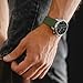 Barton Elite Silicone Watch Band (22mm) | Quick Release Premium Silicone Strap with Stainless Steel Buckle | Compatible with Classic & Smart Watches | Comfortable, Durable, Stylish, Waterproof - Army Green & Black