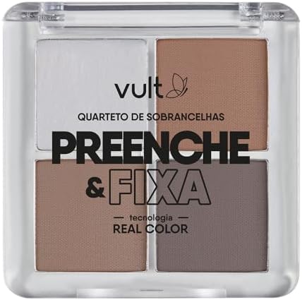 Vult Preenche & Fixa Quarteto de Sombras p/Sobrancelhas 5g