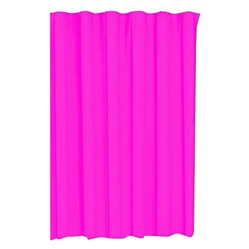 MSV "Uni Shower Curtain, Fuchsia,180 x 200 cm