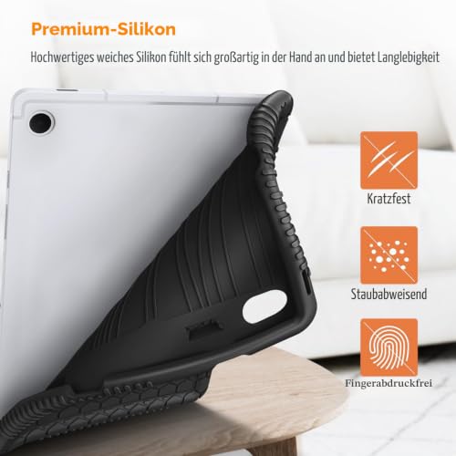 Fintie Silikonhülle für Samsung Galaxy Tab S10 FE/S9 FE 10.9"/S9 11" Tablet, rutschfeste Stoßfeste Weich Silikon Schutzhülle mit… – Ansicht 5