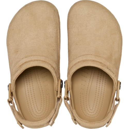 Image of Crocs Unisex-Adult Classic Crafted Canvas & Suede Clogs