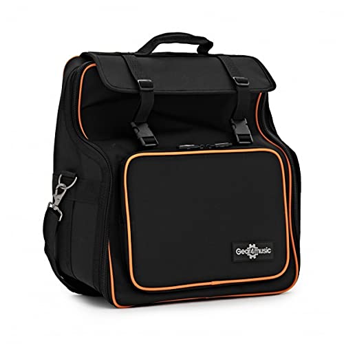 Bolsa de acordeón con correas de Gear4music 27 Key/24 48 Bass