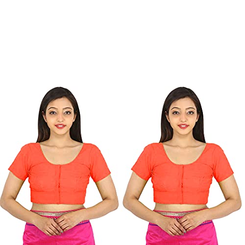 Image of Namita Women's Rubia Cotton Solid Half Sleeve Blouse
