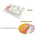 Washi Tape Set of 7 Rolls - Travel Planner Daily Life Diary Number Weather Week Date Notebooks Decorative DIY Japanese Masking Adhesive Sticky Paper Washi Tape Set (Width: 15mm)