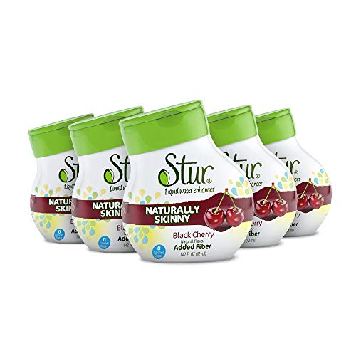 Stur - Skinny Black Cherry, Natural Water Enhancer,