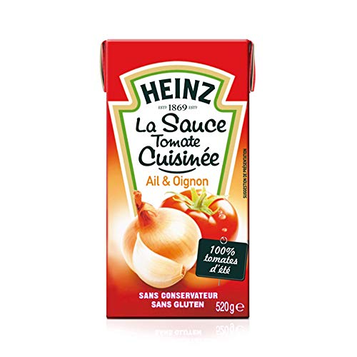 Heinz Salsa di pomodoro, bollito, aglio/cipolla, 520 g