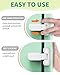 Qinzcp 2 Pack Updated Baby Safety Proof Fridge Latch Lock to Keep Door Closed,Childproof Refrigerator/Fridge/Freezer Door Lock for Toddlers and Kids,no Tools Need or Drill(White)