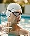 CRG Silicone Swimming Cap,Swim Cap for Man, Women, Unisex Adult (White)