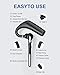 Bluetooth Headset V5.4, Wireless Bluetooth Earpiece with CVC8.0 Dual Mic Noise Cancelling 110 Hours Talktime for Cell Phone/iPhone and Android Headphones for Trucker/Driver/Business
