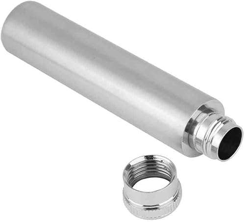 Miniatura 7 de TOPINCN Mini frasco de acero inoxidable, botella de whisky de bolsillo, mini frasco de cadera de acero inoxidable para alcohol, whisky, ron y vodka