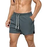 & FACILITÉ DE MOUVEMENT - Le Tissu Composite En Polyester Et Élasthanne De Qualité Supérieure Est Très Confortable Et Résistant Aux Plis. Inserts En Mesh Sur Le Côté Et L'entrejambe Du Short De Sport Pour Homme, Qui Offrent Une Plus Grande Amplitude De Mouvement, De Flexibilité Et De Performance À Tout Moment Avec Shorts De Course Pour Hommes.