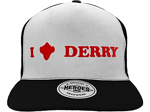 Photo de Fashion UK it-Snapback Cap-i Heart Derry Chapeau, Blanc, Taille Unique pour Homme