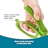 Trudeau Toss and Chop Salad Tongs, Green (09610135)