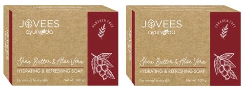 Image of Jovees Herbal Shea butter & Aloe Vera Hydrating & Refreshing Soap 100G (Pack of 2)