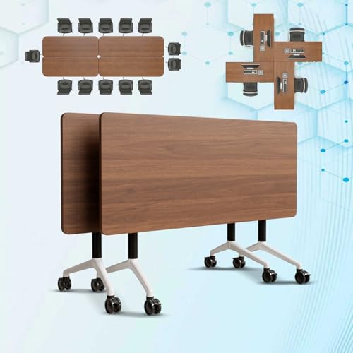 Folding Conference Table with Wheels - Conference Room Table Training