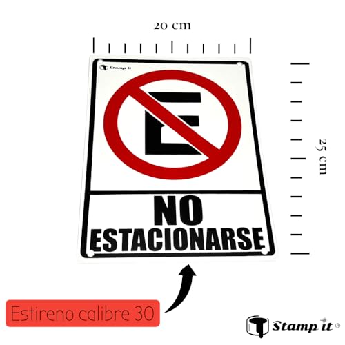 Letreros de señalización 11 letreros de señalizacion marca Stamp it (2)