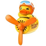 Cacacece Automotive Air Fresheners Cartoon Duck Pilot Car Air Outlet Fan Creative Car Perfume Fragra