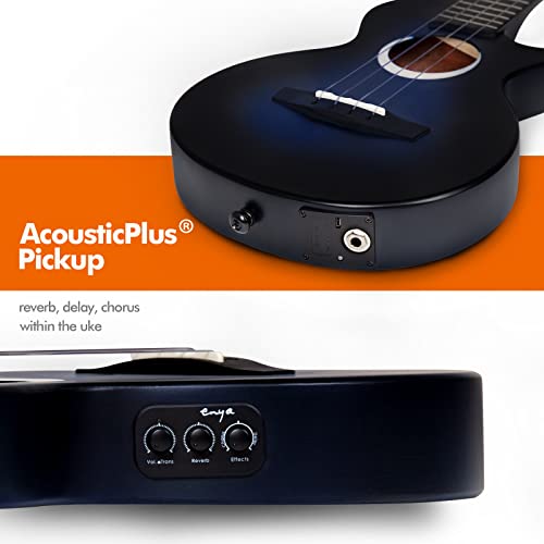 Enya Ukulélé Ténor Enfants Adultes – 26 Pouces Ukulélé Électrique en Acajou Bleu Micro AcousticPlus Intégré Taimane Moon… - Les Beatles, Paul McCartney, John Lennon, RIngo Starr, George Harrison Enya Ukulélé Ténor Enfants Adultes - 26 Pouces Ukulélé Électrique en Acajou Bleu Micro AcousticPlus Intégré Taimane Moon… – Image 8