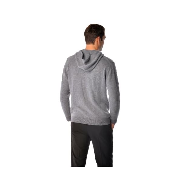 Cashmere Boutique 100% Pure Cashmere Hoodie Sweaters for Men – Full Zip, Long Sleeve, and Both Side Front Pockets - Image 4