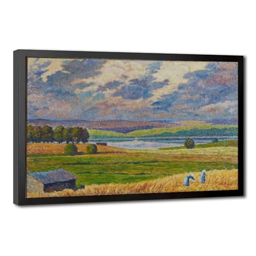 Impression sur toile Alfred William Finch : habillez vos murs sans percer grâce au cadre suspendu